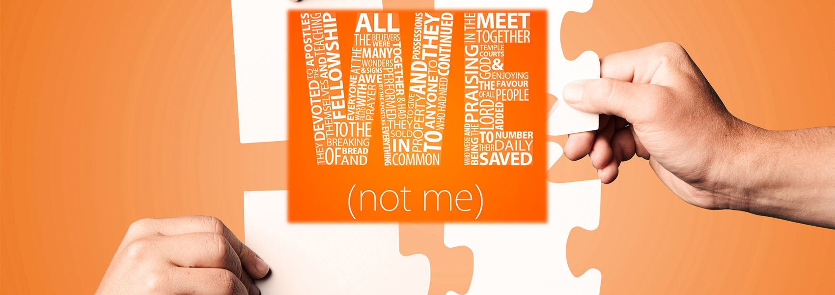 W Not WE not Me in the Life of the Church Banner – Charlestown Road church of ...